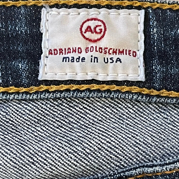 AG ADRIANO GOLDSCHMIED VINTAGE SUPER SKINNY RIPPED JEANS SIZE 24R - Picture 7 of 13